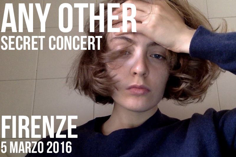 BelloRecords's tweet photo. .@anyother - Secret concert a Firenze - Prenota il tuo biglietto: https://t.co/CfJKeZGzgc https://t.co/uF0hiyAzu8