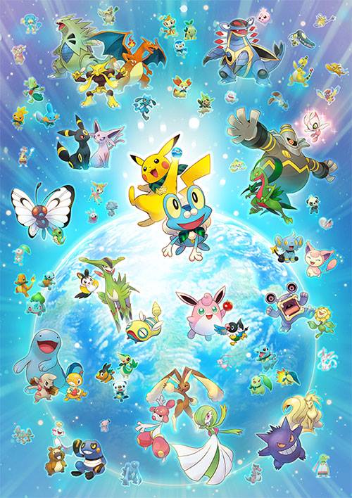 NintendoPlayUK's tweet photo. Can we just take a second to appreciate how awesome the Pokémon Super Mystery Dungeon art is? #Pokemon20 https://t.co/oRwKW4V9Y3