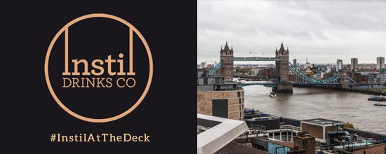 InstilDrinksCo's tweet photo. Heard about our new range? We'll be hosting a special launch party @ The Deck in LDN- stay tuned! #InstilAtTheDeck https://t.co/VSqrA5Q0XH