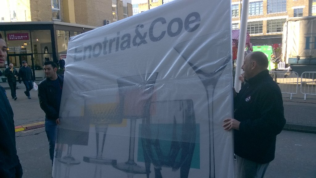 ValoLewis's tweet photo. Delivery number five! Exciting times... #ecshowcase16 @EnotriaCoe https://t.co/bLA1aNoxdB