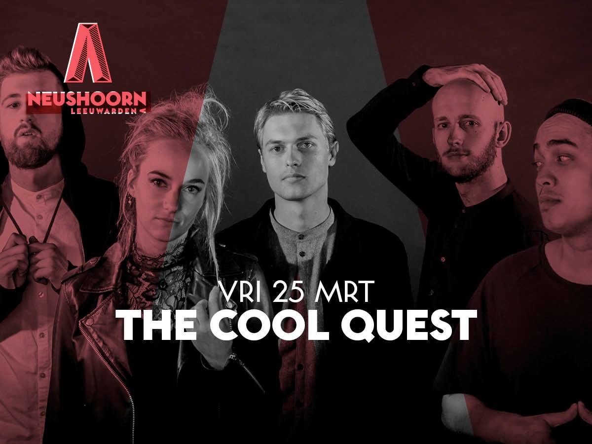 Zet die tv maar vast aan! @thecoolquestcom speelt vanavond in 'de minuut' van @dwdd. 25 maart in Neushoorn!