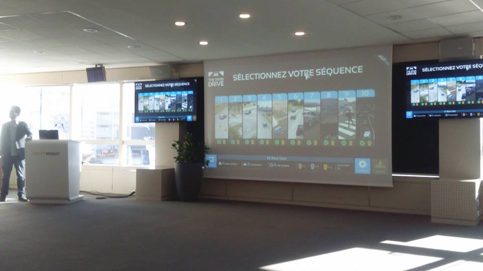 The_Good_Drive's tweet photo. Démonstration de #TheGoodDrive chez @Groupe_Renault avec #RenaultMobiliz et #ECF https://t.co/iPPEU4DwSl https://t.co/b60YAQHl3h