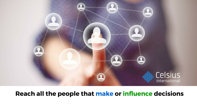 CelsiusInt's tweet photo. How do you reach all people that make or influence decisions? #ABM #CelsiusInt Account Based Marketing is the way https://t.co/FAGuW3g3tb