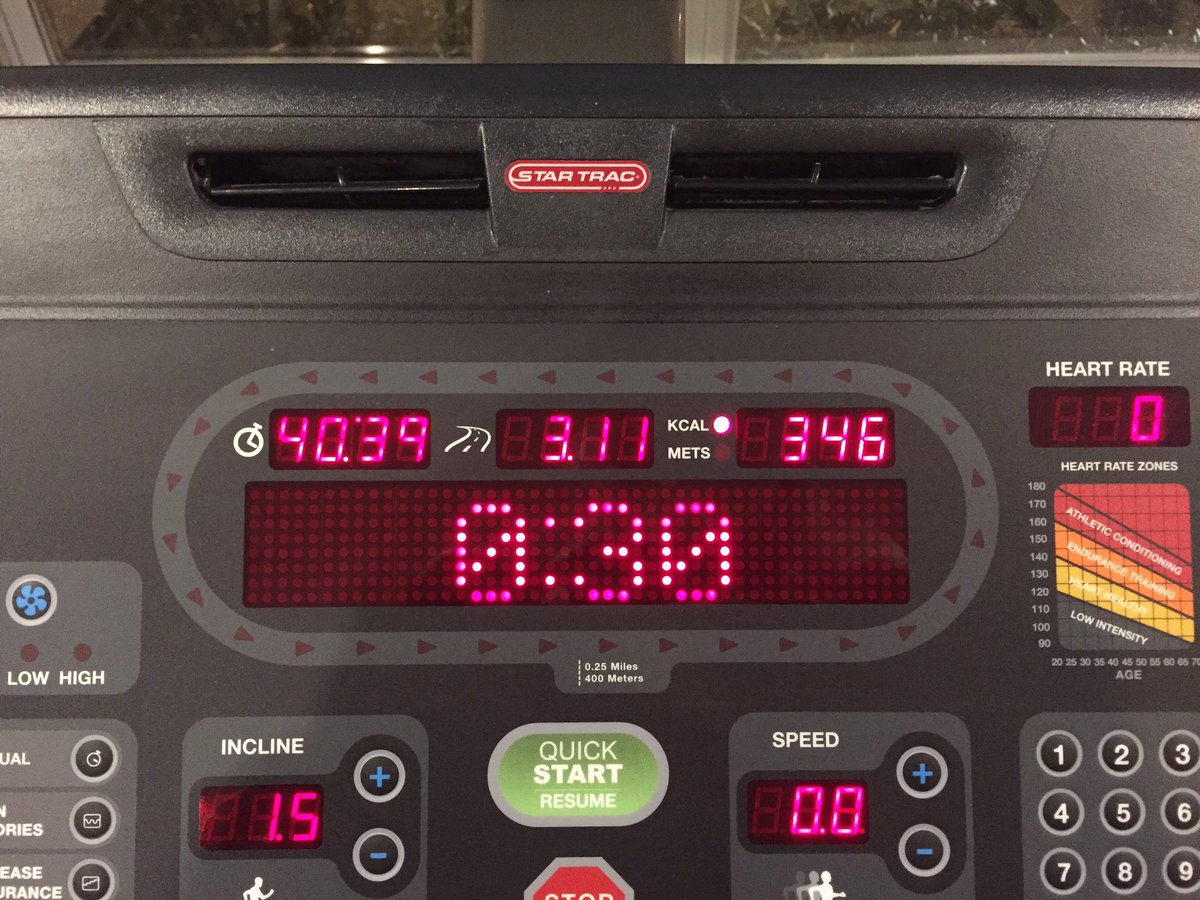 rommalama's tweet photo. 199 3.1 mile treadmill #dailystat #sheelforce #SFSTAT @NachiSheel  23 miles month to date https://t.co/ba2k5Q6OMW