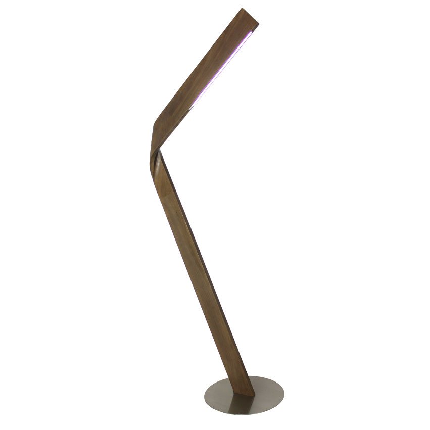 New Lamp: FLIP , wood  and metal with LED light - design by Didier Versavel