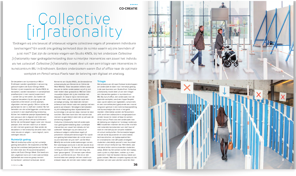 A thought-provoking 4-page spread by #design journalist Jeroen Junte on KNOL's work in <a href="/ArchitectuurNL/">ArchitectuurNL</a> #dutchdesign