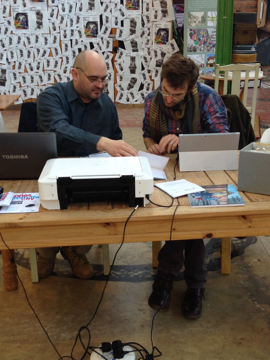 Come and meet Ben and Jason this morning in the Market Hall <a href="/FargoVillage/">FarGo Village</a> and learn how to create your own archive