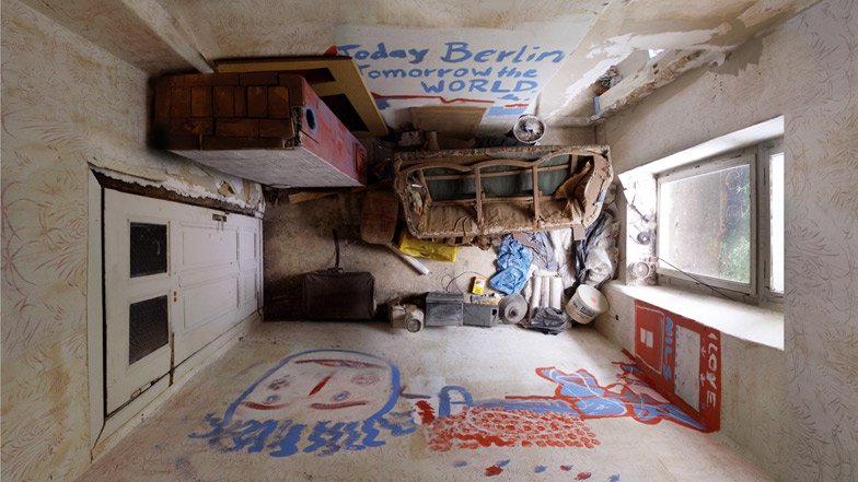 dezeen's tweet photo. Berlin interiors photographed from an unconventional viewpoint: https://t.co/o1EPcn8ILH #photography https://t.co/QEJQKrLTHY