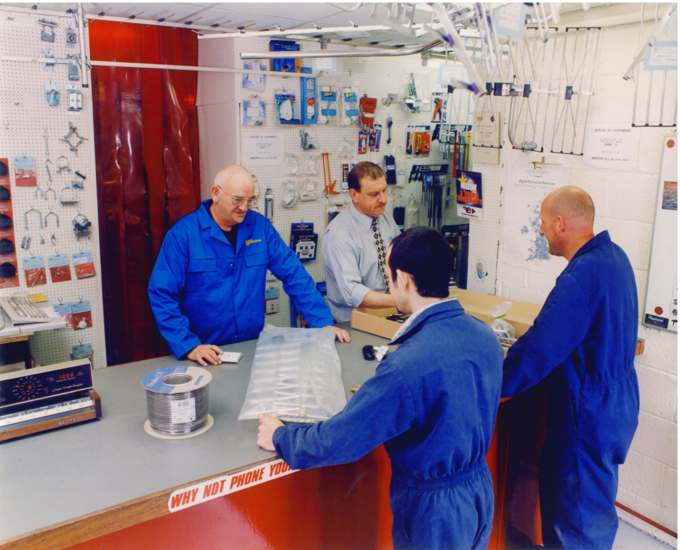 Blakeukltd's tweet photo. #TBT to what our trade counter used to look like - it's a bit different now! #blakeuk https://t.co/hclJ3Nz4fy