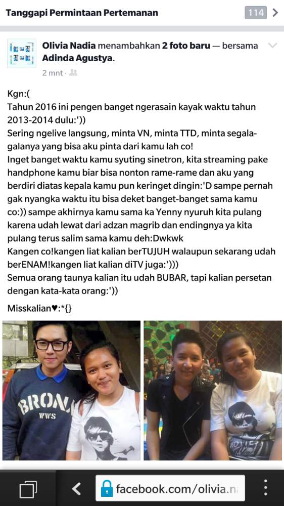 aagustya23's tweet photo. Saking kangennya sampe update begini difacebook :D hihi @mrezanugrah @dickymprasetyo @MrIlhm @morganoey https://t.co/9ONYF2zm2A