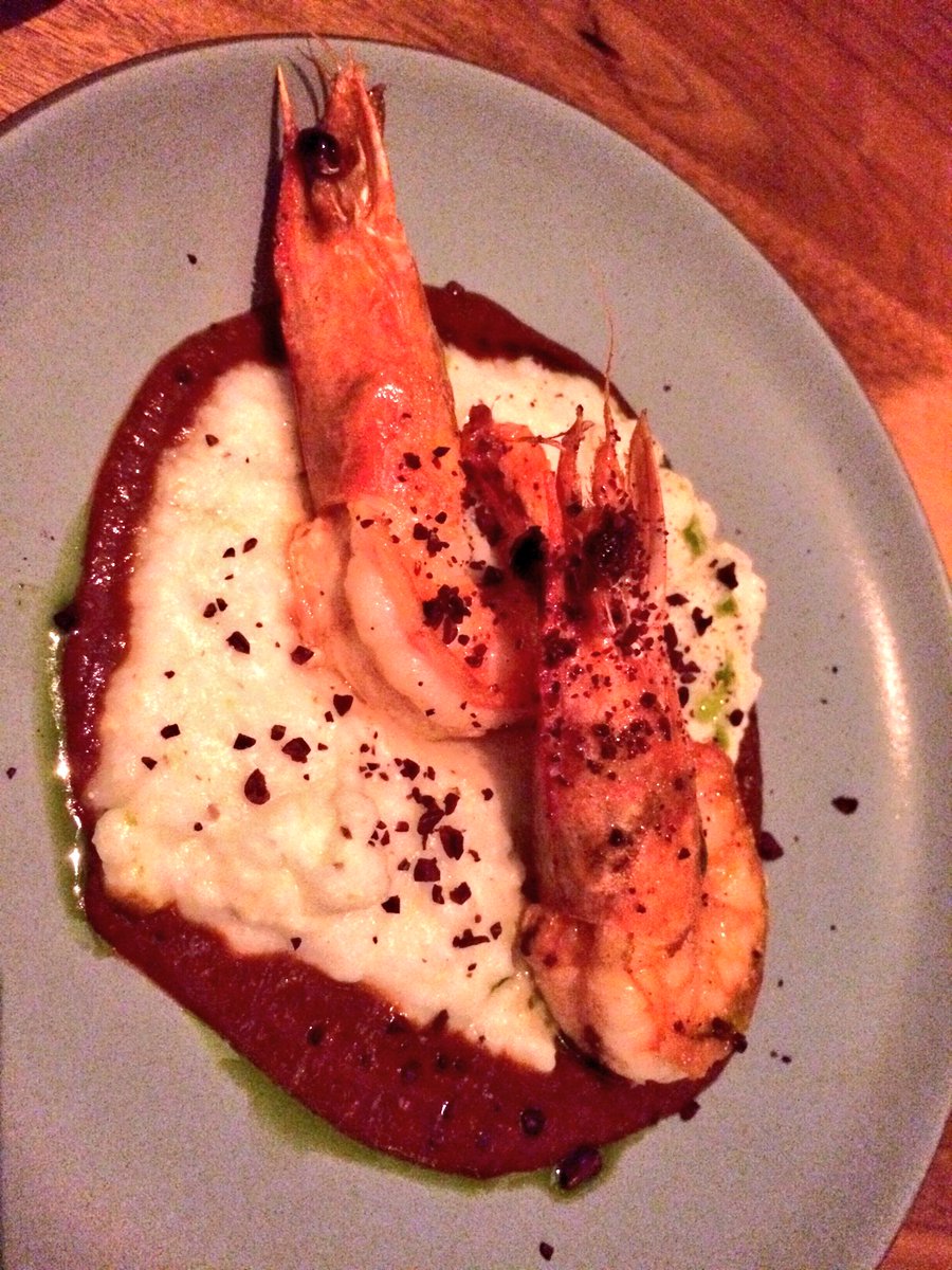 mattselmaneats's tweet photo. Prawns, foie gras &amp; lamb belly @RedbirdLA by @nealfraser https://t.co/Waqp1kkm2n