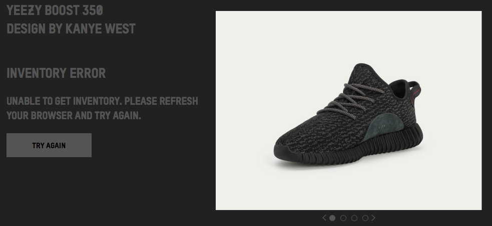 nicekicks's tweet photo. Seeing this error message too much. https://t.co/2ZHb7FjuMb