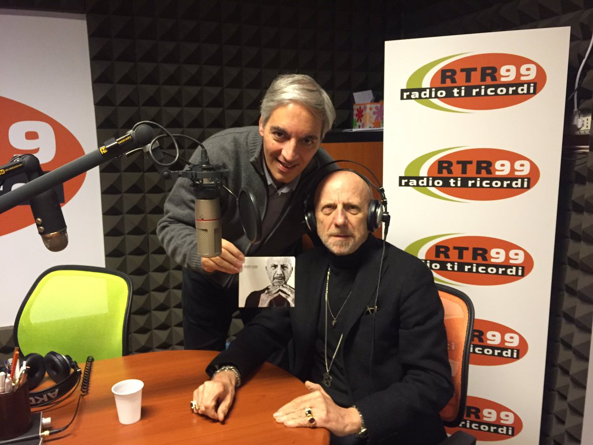 rtr99_official's tweet photo. @FabioMartiniRTR con @guidoelmi oggi a RTR99 radiotiricordi durante la presentazione del disco la mia legge. https://t.co/cr4G1K7gsc