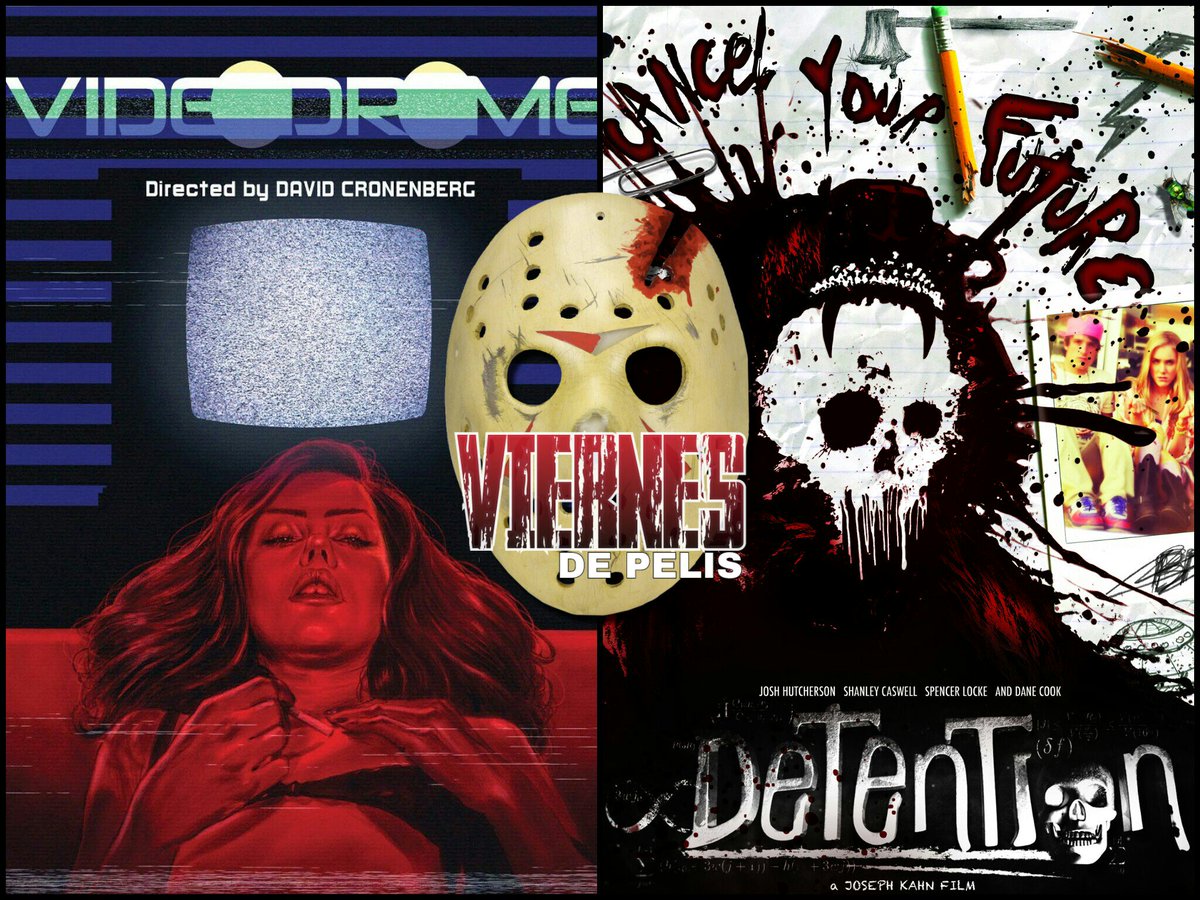 MatiasFRomero's tweet photo. Nuevo #ViernesDePelis!
El menú de hoy: #Detention y el clásico #Videodrome!
@NickoRomero2 @gildemierda90 @gustaxico https://t.co/FTMiExuUOh