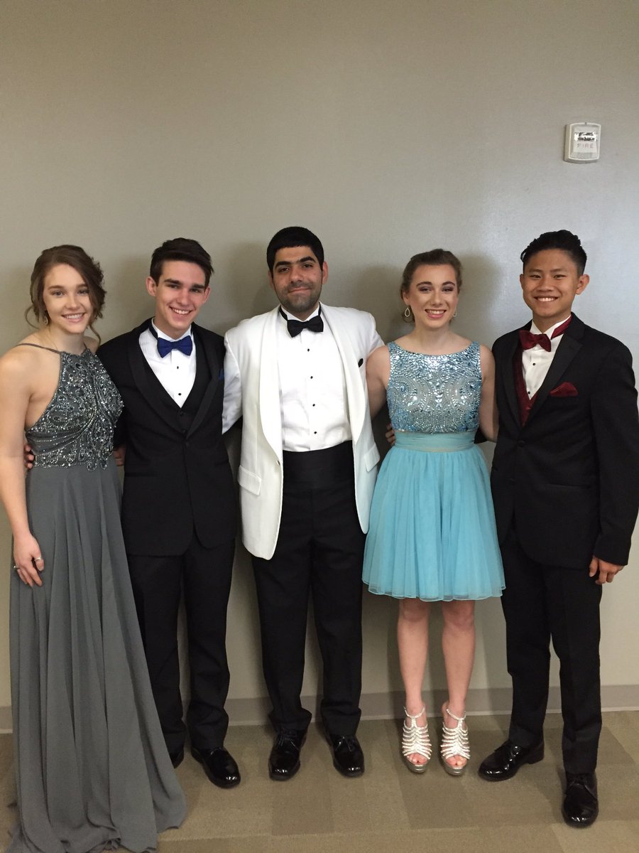 AcademyHSStuco's tweet photo. The Cabinet looking great in the Prom Fashion Show this morning!💃🏻👠💄👔 https://t.co/1eaRRrbZ4u