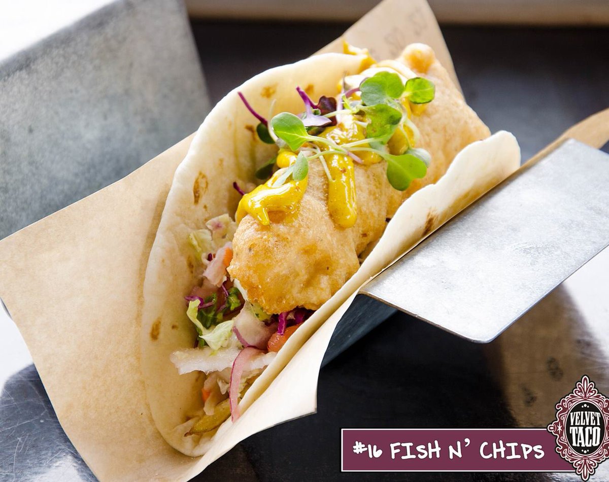 Come by and taste the difference! 
#BestoftheBest #VelvetTaco #FishTacos #VTHtown