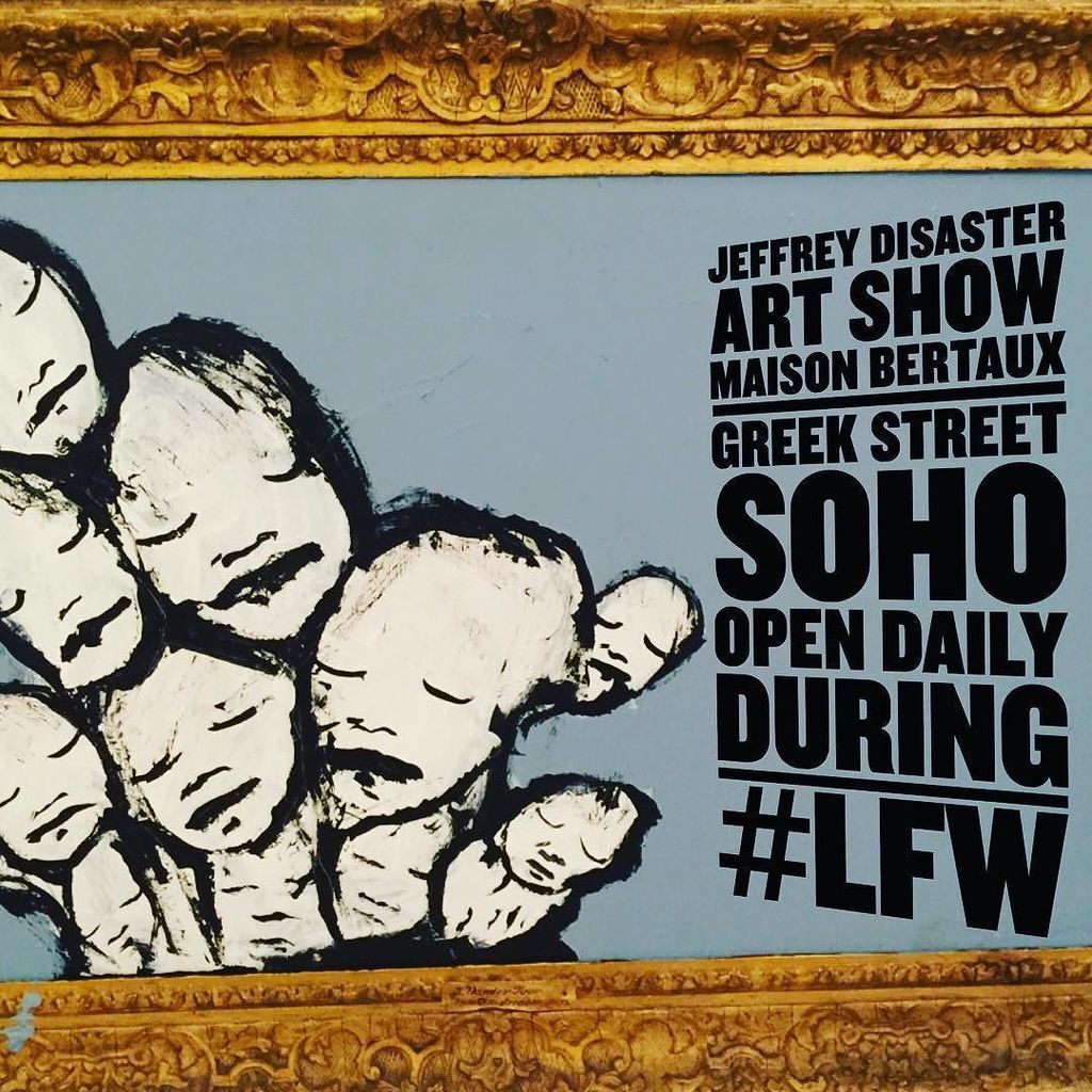 disastronaut's tweet photo. My new art show runs through  #LFW at @maison_bertaux daily #lfwevent #lfwpopup #popup #ex… https://t.co/pvQ5FODeIt https://t.co/33Ph13UiO5