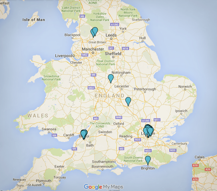 Olio_ex's tweet photo. Look at all the OLIO Drop Boxes in the UK! We're growing! Thank you. 😁 #foodwaste https://t.co/vmZ4du1p9l https://t.co/dAmYsjiqL0