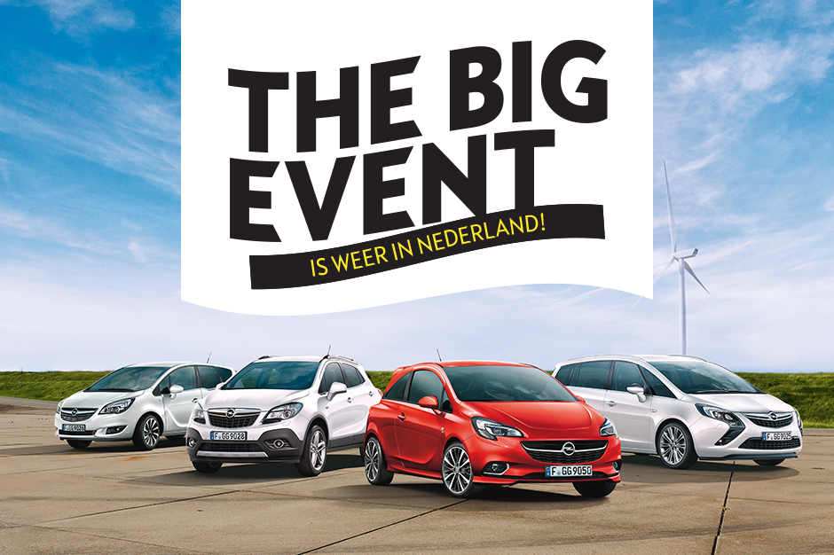 THE BIG EVENT komt weer naar onze showroom. Dé inruilsensatie van Opel! #thebigevent <a href="/Opel/">OPEL</a> #inruilsensatie
