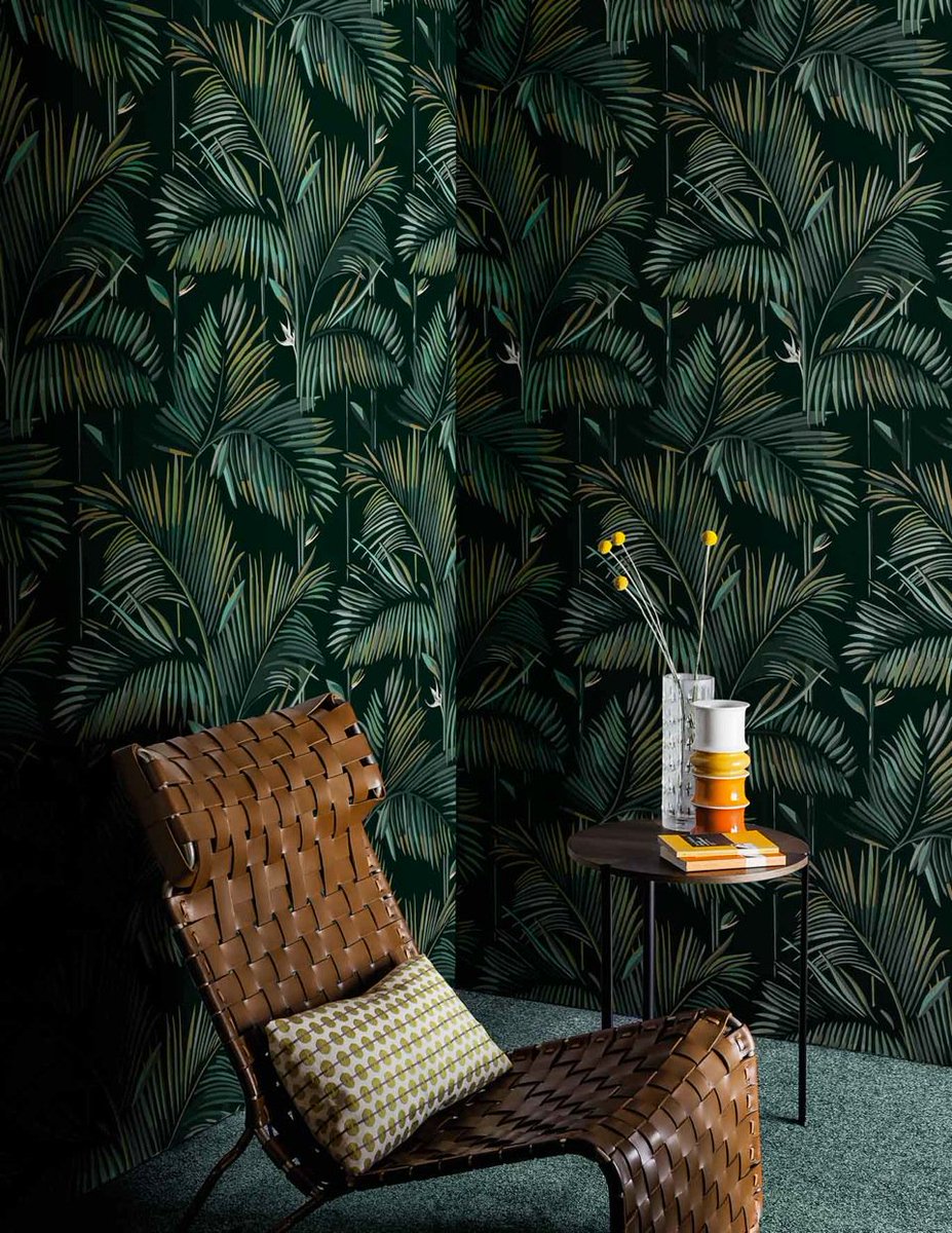 DesignCentreCH's tweet photo. Wall&amp;Deco #palm print #wallpapers @InteriorSupply take inspiration from the #catwalks @LouisVuitton #LFW16 https://t.co/CdVr9BiFnH