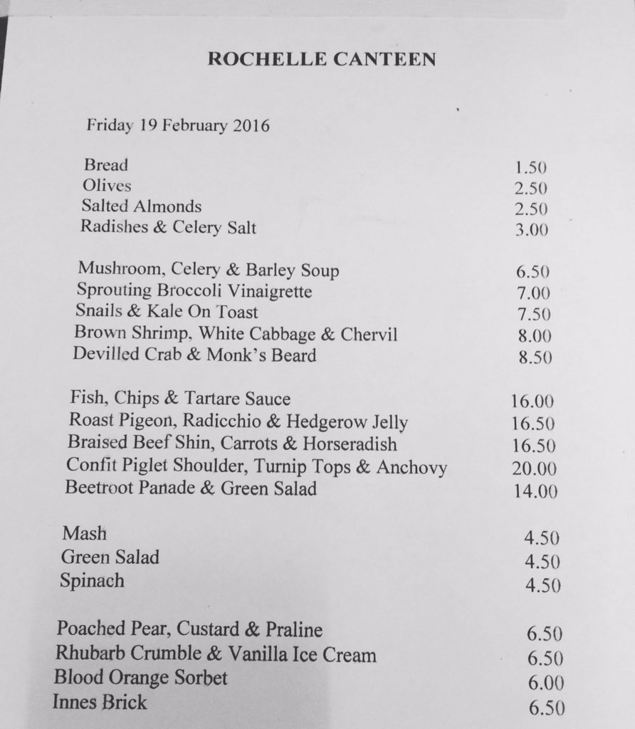 Lunch anyone?! @Rochellecanteen