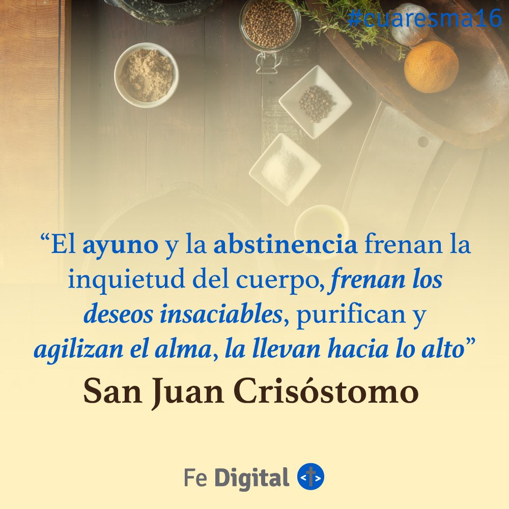 fidedigital's tweet photo. Te invitamos a que con un sacrificio corporal puedas vivir la #cuaresma16 con convicción. https://t.co/gI21u1mNsf