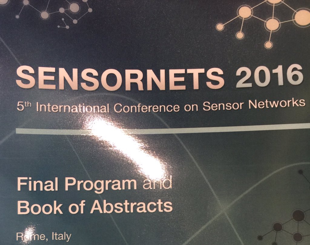 ronaldomenezes's tweet image. So far the talks are about the hardware side of sensors. Looking forward to &quot;algorithms&quot;. #networks #sensornets2016