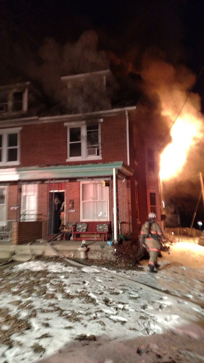HbgCaptain's tweet photo. #hbgfire now clear from scene in #penbrook....#wagon4 #tower1 crews did commendable job with #mutualaid partners https://t.co/d34gQyMT20