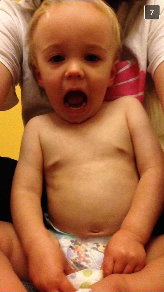 ellieescottt's tweet photo. the face you make when you realize you are now TWO years old!! https://t.co/jHq506ksmF