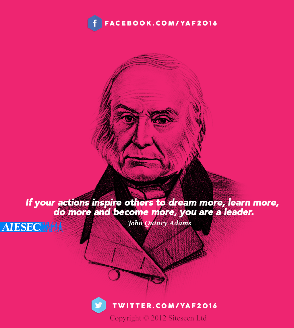 YAF2016's tweet photo. You are a leader. #YAF2016 #YouthInAction https://t.co/bPRhRqT83S