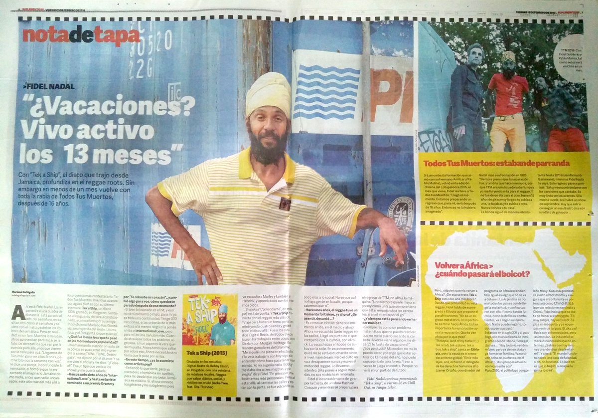 En <a href="/suplementosi/">Suplemento Sí!</a> de <a href="/clarincom/">Clarín</a> . La Nota completa se puede leer aca: si.clarin.com/Fidel_Nadal-Te…