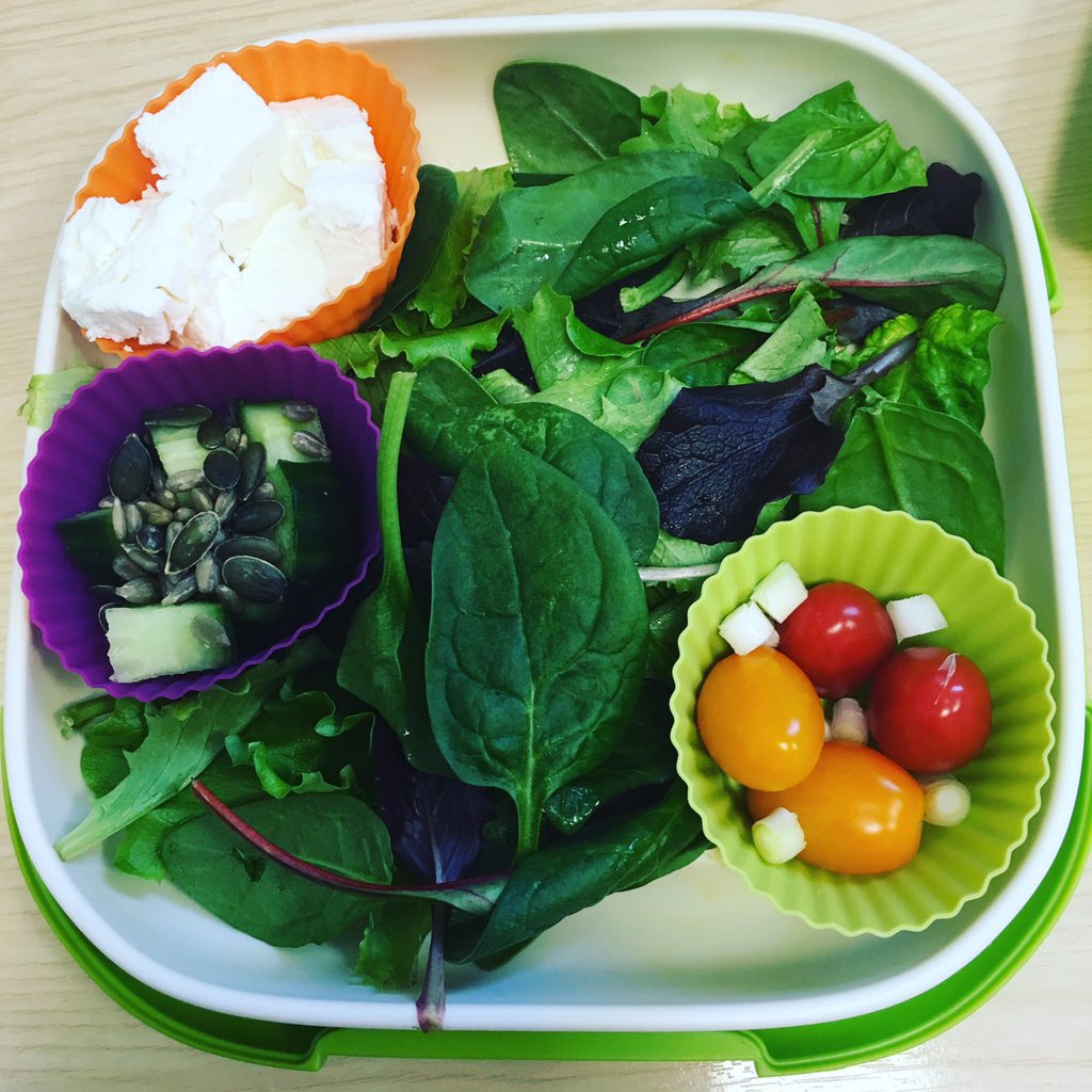 JoyatJLC's tweet photo. Quick tip for salads to go: keep your components separate using silicone cupcake cases #nosoggysalads #GoodFoodJLC https://t.co/nVUPG0ymE7