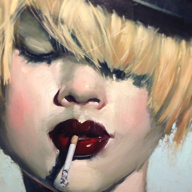 Musk_DaiIy_news's tweet photo. Very modern painting. She looks very Street Wise! The artist is new (to me) Malcolm Liepke. Interesting I think. https://t.co/RcdLhnHR5s
