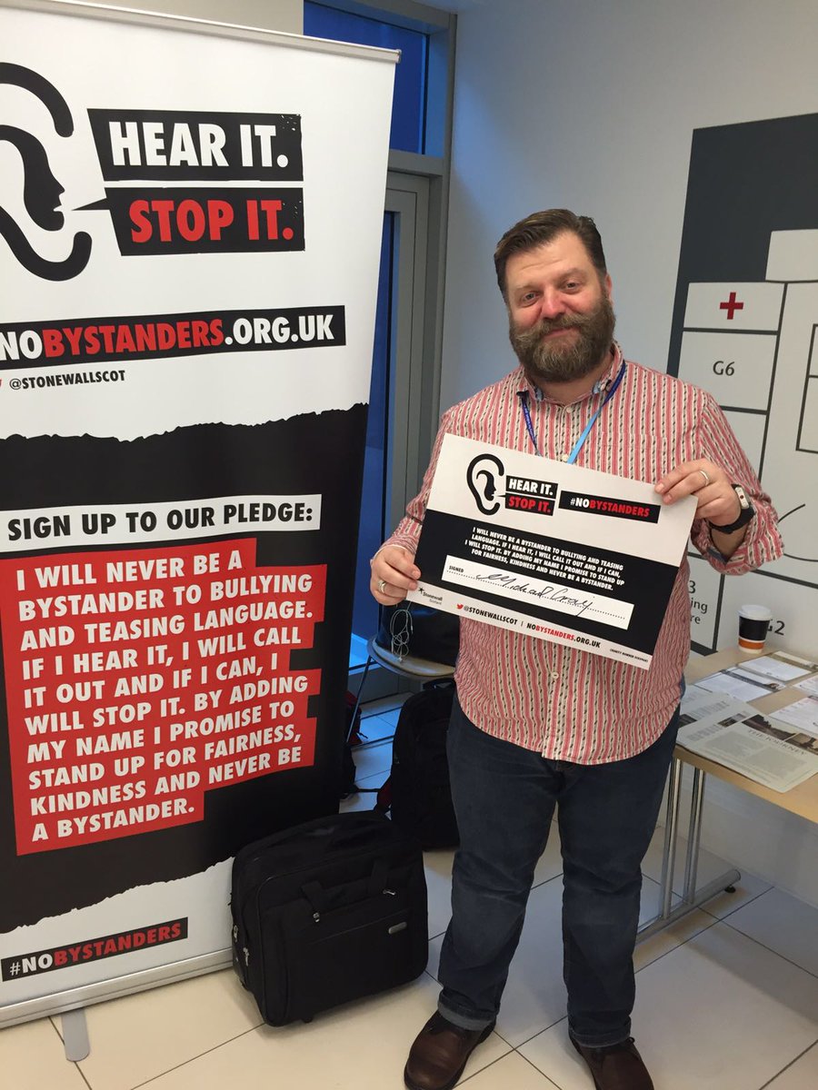 PSDScotland's tweet photo. Great turnout for #nobystanders today from @NHSNSS and @NHS_HS  @unisonscot @StonewallScot https://t.co/nihJWY02QN