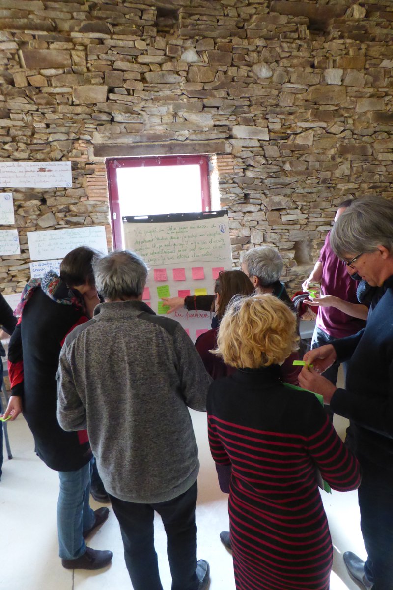 #Pépitérato moulinage partage fromage en stage = perspectives toniques. A suivre donc ...