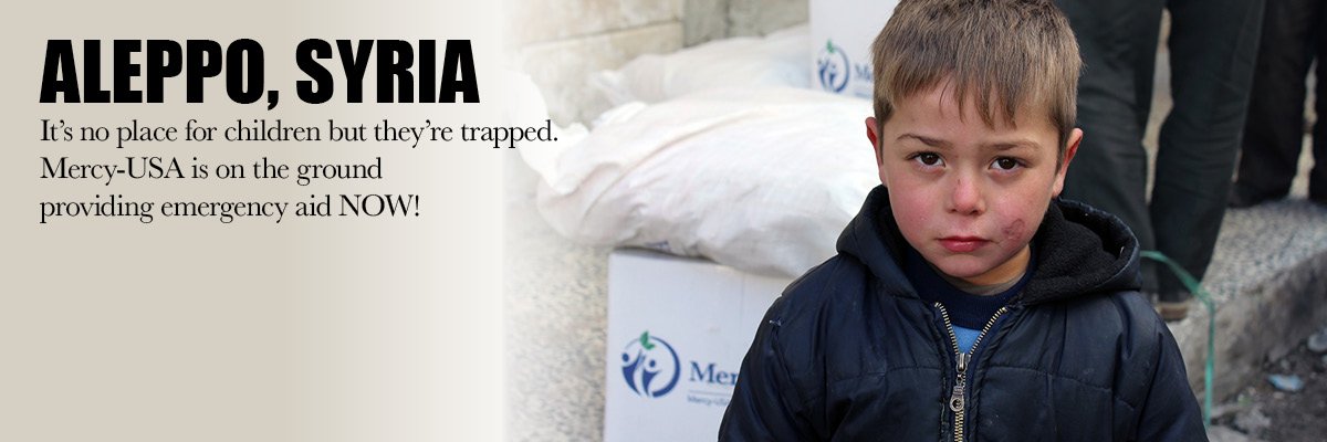 MercyUSA's tweet photo. #aleppolive @MercyUSA on the ground w/ ER food supplies, prayers for our brave field staff https://t.co/T9BohiozTJ https://t.co/RmzulFR7VF