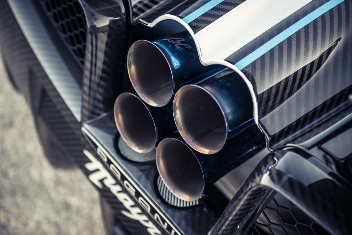 rowanhorncastle's tweet photo. Being a Pagani, it's all about the intricate details. The new titanium exhaust is 7.1kg lighter than standard https://t.co/hFOWHPRxX6