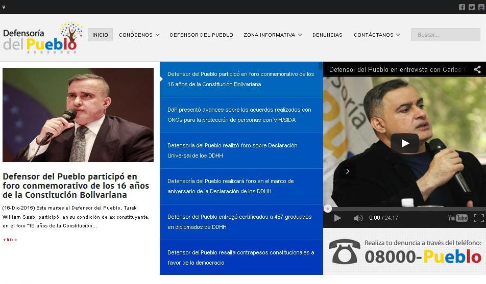 Defensoria_Vzla's tweet photo. Te invitamos a conocer el trabajo de la #DdP a través de nuestra página web https://t.co/3qSM7nAQZh https://t.co/BgwtUsgD4b