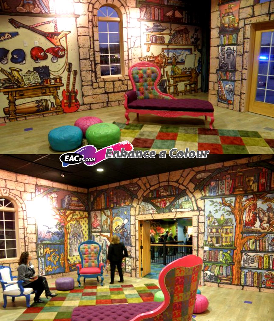 enhanceacolour's tweet image. Let us help you create a whole new world with your empty walls. #customwallpaper #retailvisuals #eventdesign