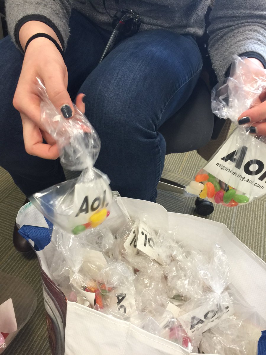 Lovett03's tweet photo. AOL's sweet factory is now under way for @CareerZootweets tomorrow! @claretanner2 @aolireland @AOLCareersINTL https://t.co/S0SaoaRDaV