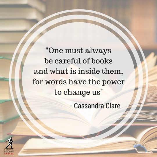 SimonTeenCA's tweet photo. Books, there's nothing quite like them. Agree? RT or Like! @cassieclare #quote #booknerd #reading https://t.co/SRLHrc5uDo