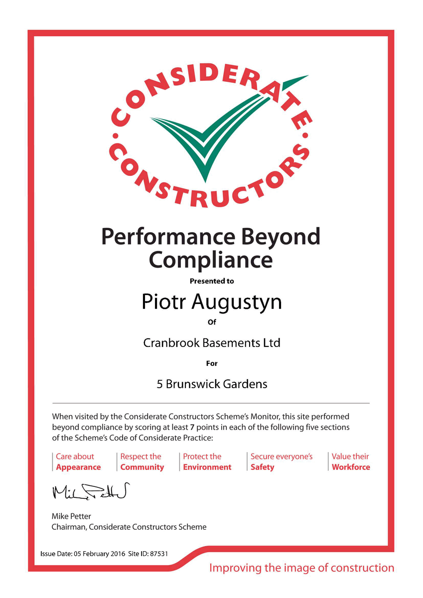 cranbrook2016's tweet photo. Performance Beyond Compliance Cert from @CCScheme - well done to the whole Brunswick Site again !! https://t.co/WDnmZpjCTH