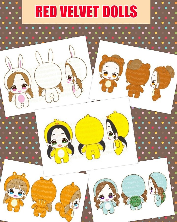 red velvet dolls
