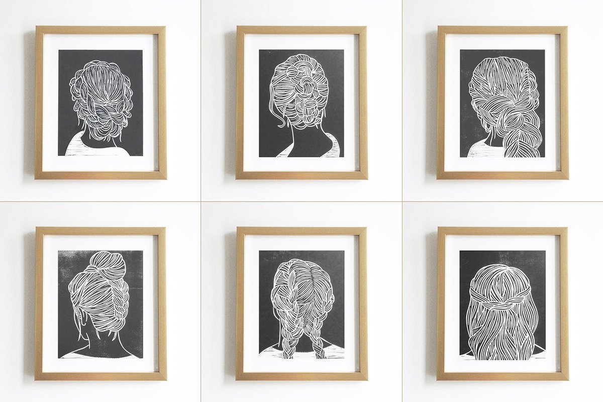 setforthstudio's tweet image. Braids Series, now available in the shop! setforthstudio.com/product-catego… #braids #hairstyle #handmade #handmadehour