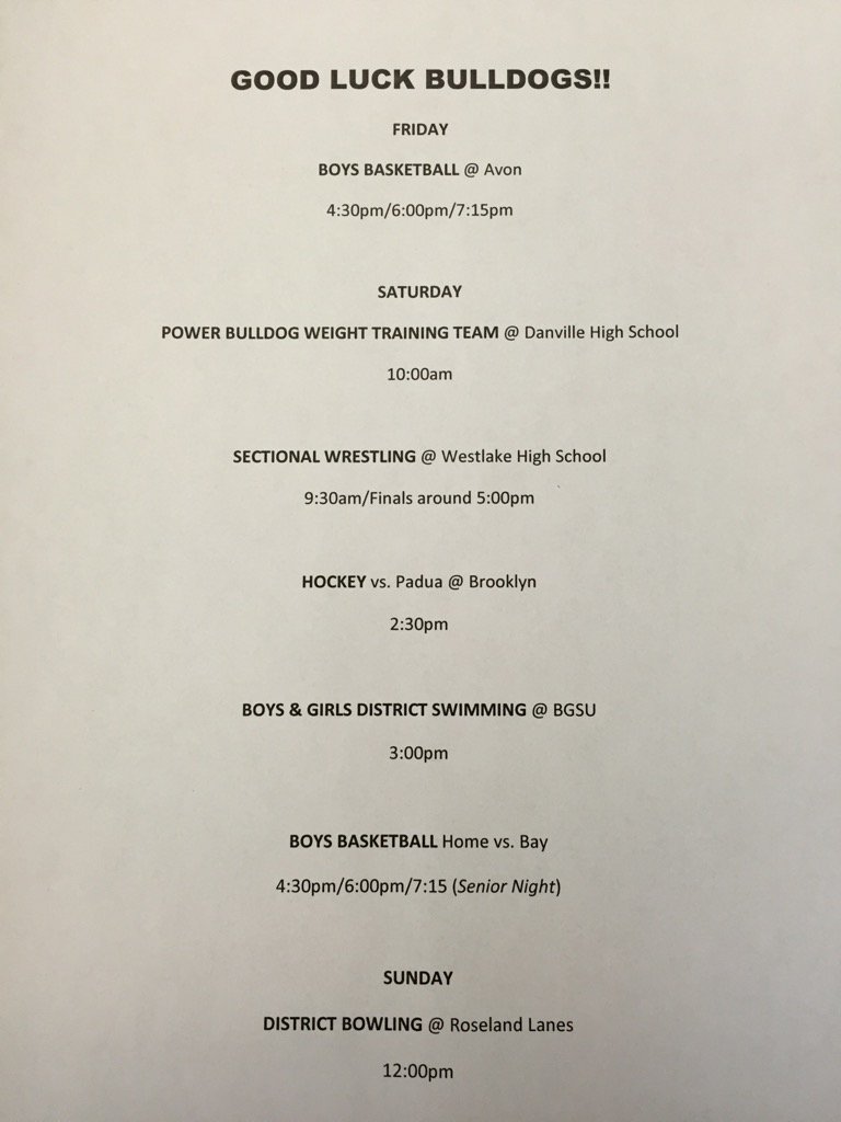 With some great competitive performances scheduled, Good Luck to all Bulldogs tonight &amp; into this weekend!