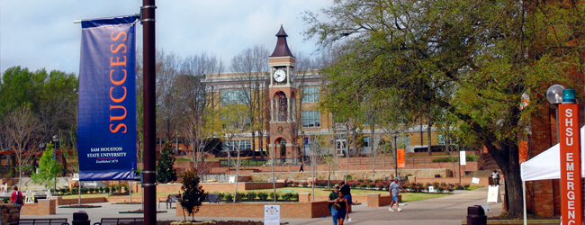 SamhoustonU's tweet photo. Our campus https://t.co/vjl30GQTqR