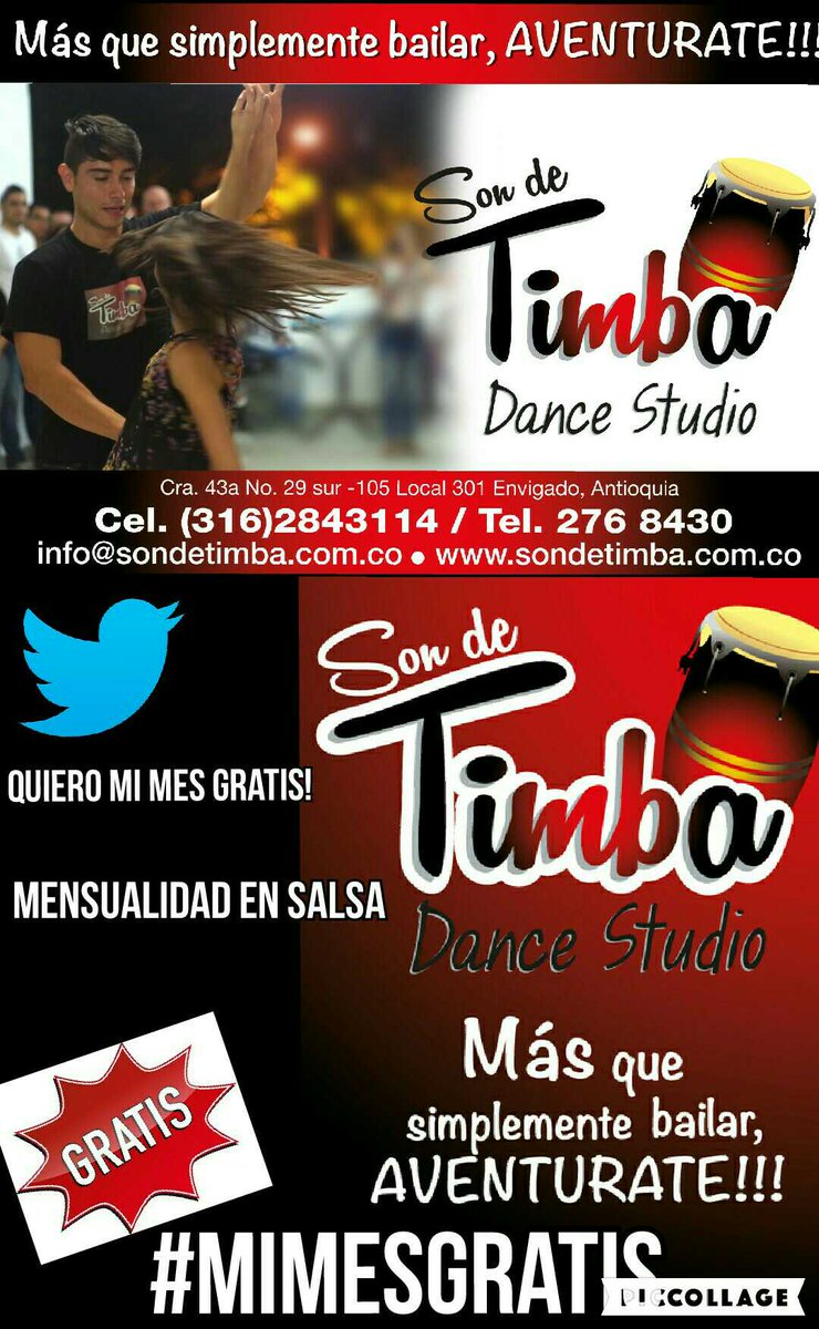 Sondetimba's tweet photo. Repostea
Yo quiero #mimesgratis por que en #sondetimba es mas que #simplementebailar 
#aventurate 
Daremos 3 mensual https://t.co/s7T9l6ZGRR