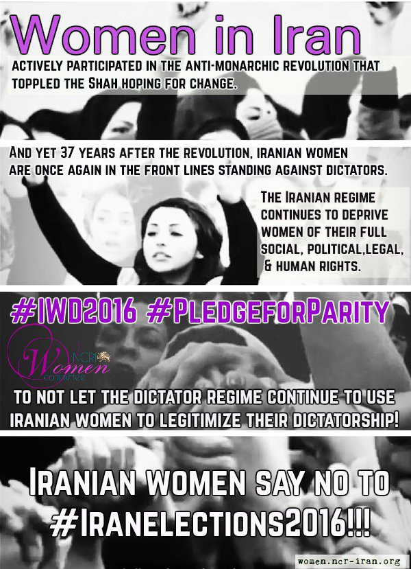 boghche's tweet photo. No2 #IranElections2016 Regime by its own actions does not respect, serve, nor represent the women of #Iran https://t.co/pgFhrprOWv #Aweden