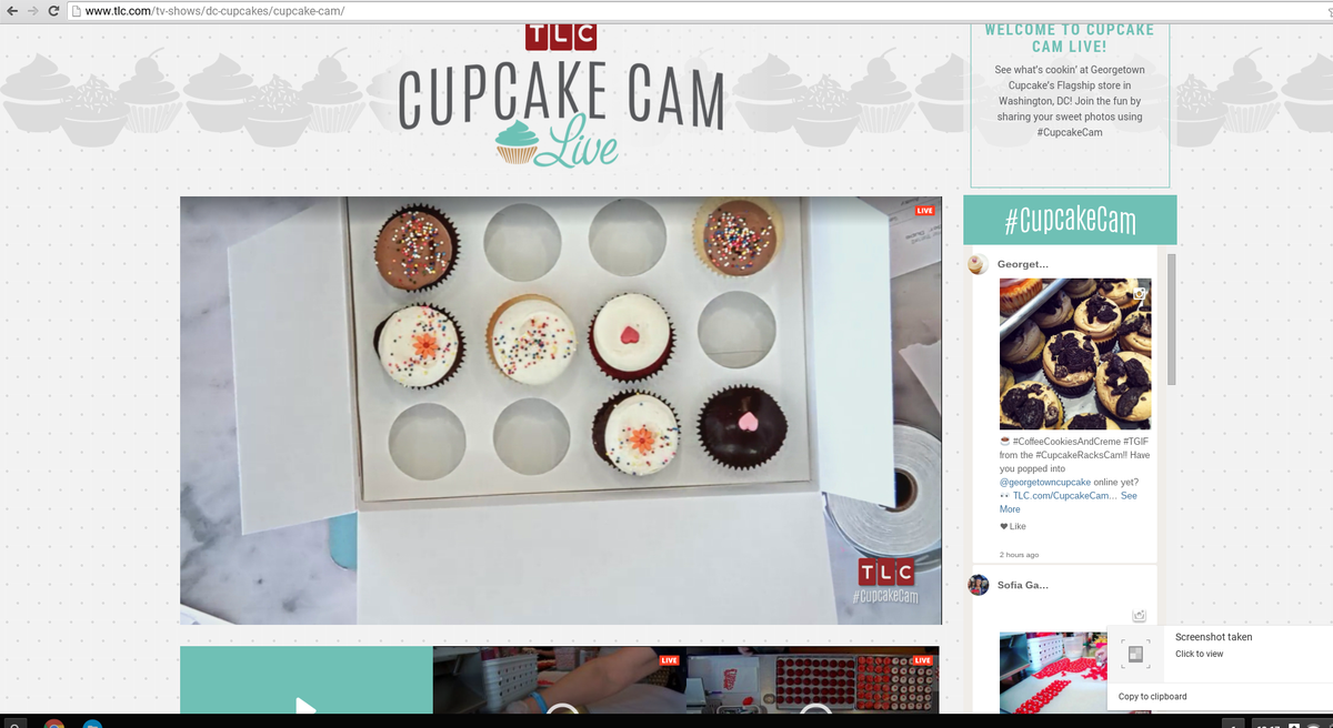 mixing it up on the #CupcakeCam #contest <a href="/tlc/">TLC Network</a>
<a href="/GTownCupcake/">Georgetown Cupcake</a> <a href="/KatherineSophie/">Katherine Sophie</a>