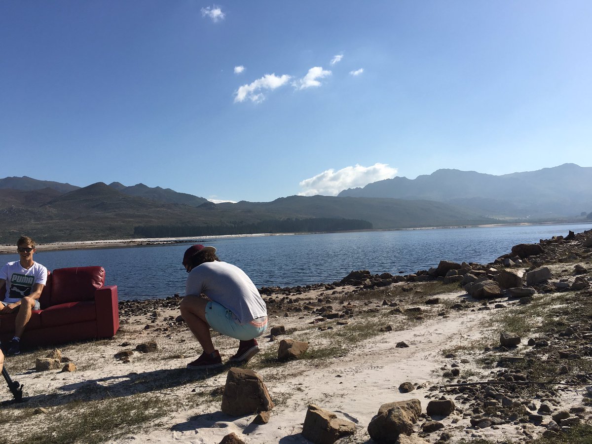 Natsvh's tweet photo. A morning with my brother is a morning well spent! #redcouchinterviews #rockGarden @XTERRASA @PUMASouthAfrica https://t.co/Droe3onpuv